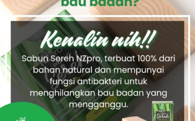 NZpro Sabun Sereh, Solusi Alami Menghilangkan Bau Badan