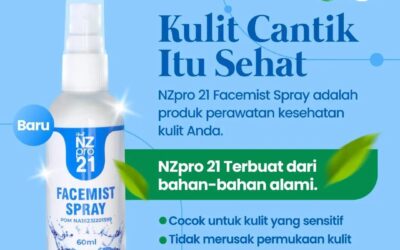 Kulit Cantik Itu Sehat dengan NZPro 21 Facemist Spray